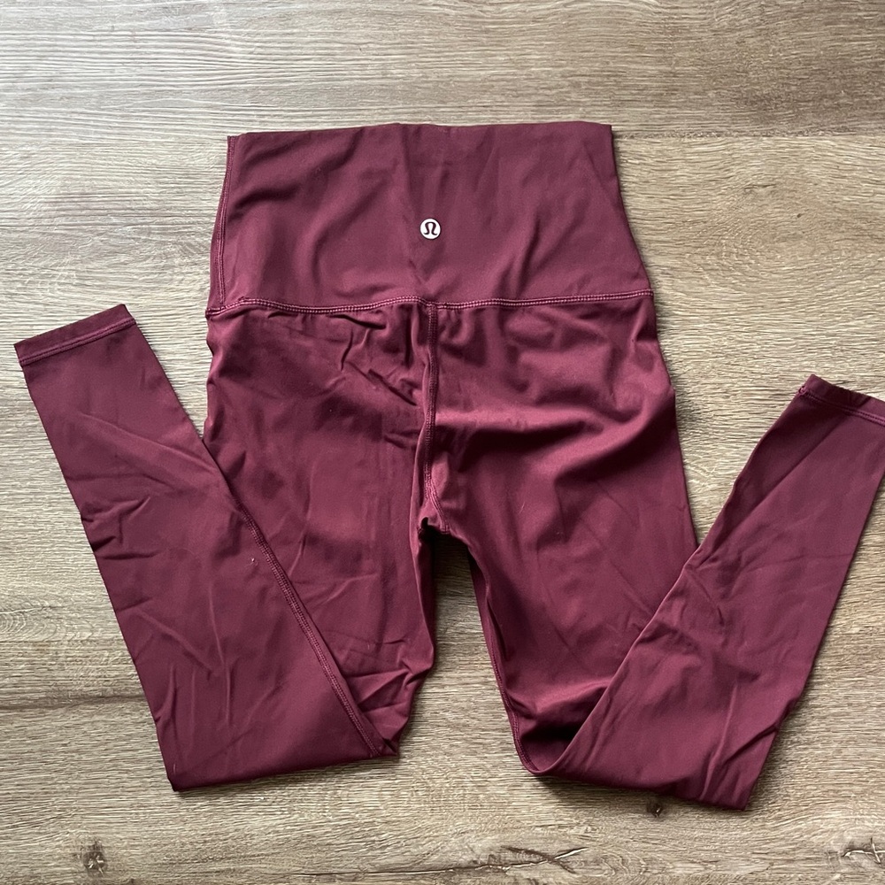 Burgundy Leggings